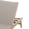Delano Outdoor Chaise close up right side back rest