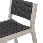 grey outdoor stool teak