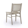 Delmar Outdoor Dining Chair back angled view