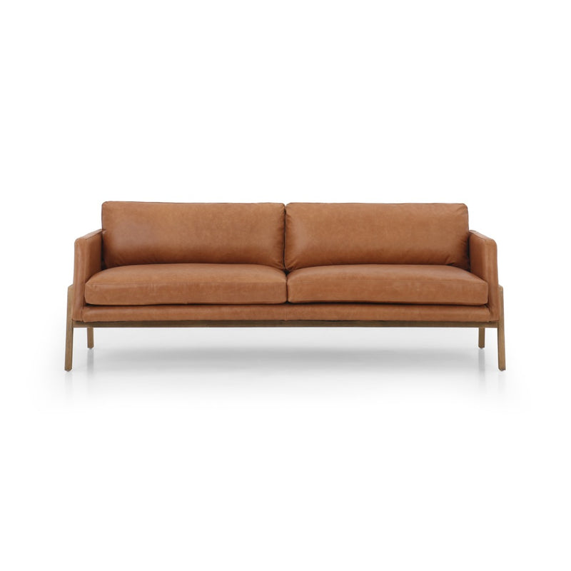 Diana Sofa Sonoma Butterscotch Front View 228734-004
