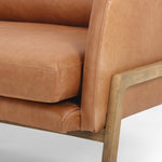 Diana Sofa Sonoma Butterscotch Solid Parawood Frame 228734-004
