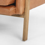 Four Hands Diana Sofa Sonoma Butterscotch Solid Parawood Leg