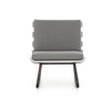 Dimitri Outdoor Chair Charcoal Front View JSOL-042A
