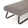 Four Hands Dimitri Outdoor Daybed Charcoal Aluminum Legs