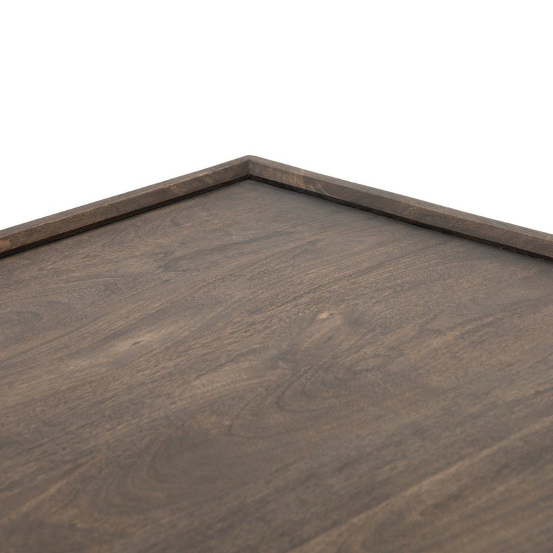 Drake Coffee Table Aged Brown Tabletop