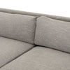 Seat Detail Drew Performance Fabric Sofa - Alpine Granite