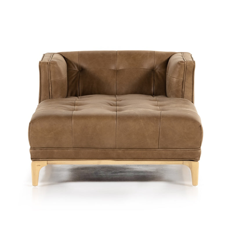 Four Hands Dylan Chaise Lounge Palermo Drift Front View