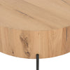 Eaton Drum Coffee Table - Thick Oak Veneer