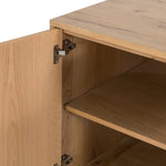 Eaton Executive Desk Light Oak Resin Open Cabinet Interior Shelving 227862-001

