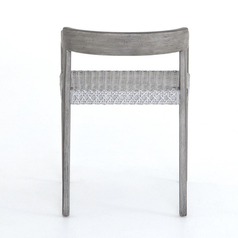 Elva Outdoor Dining Chair Back View