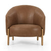 Four Hands Enfield Accent Chair Palermo Cognac Front View