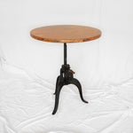 Adjustable Height Copper Table