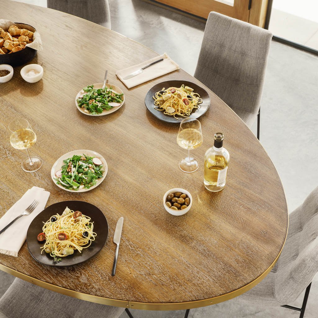 Evans Large Oval Dining Table | Four Hands – Artesanos Design Collection