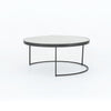 Evelyn Round Nesting Coffee Table Side View