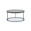 Evelyn Round Nesting Coffee Table Front View