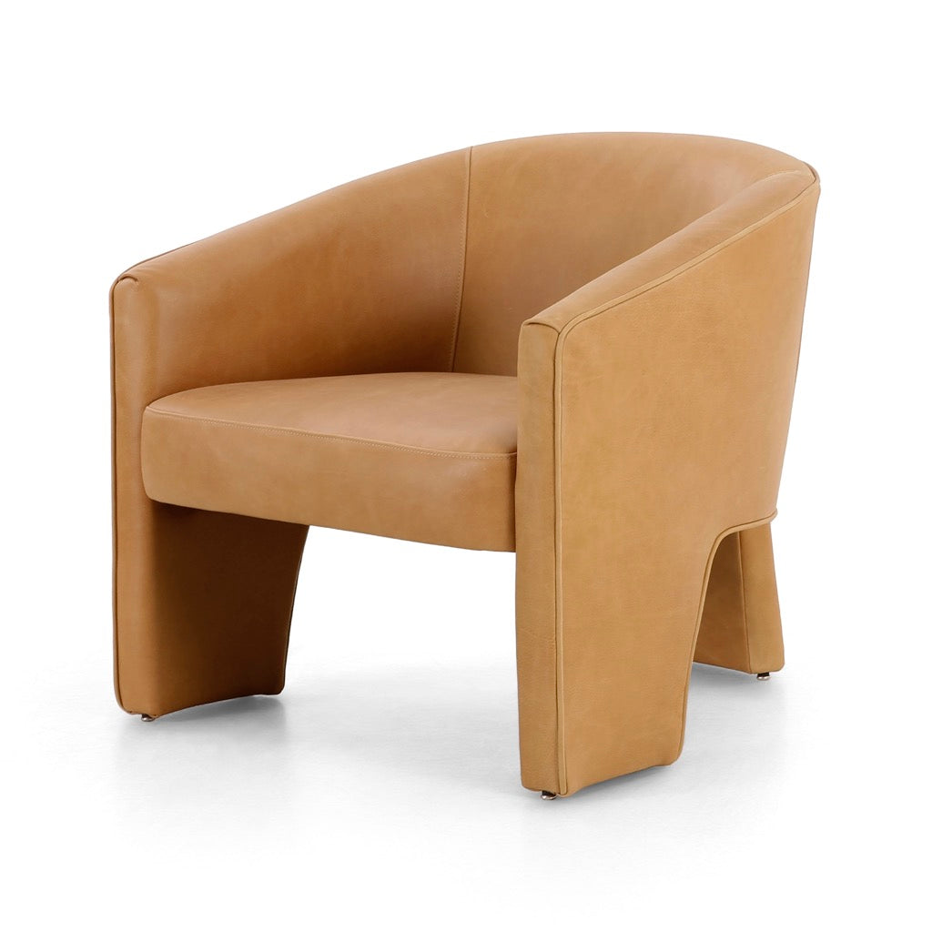 Fae Chair Palermo Butterscotch Angled View 109385-008
