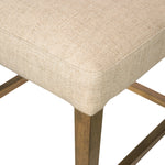 Ferris Counter Stool Winchester Beige Parawood Frame Four Hands