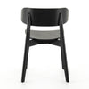Black Wing-Back Dining Chair