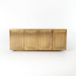 Front View Freda Aged Brass Sideboard