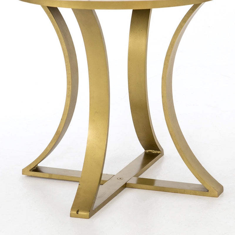 Gage Dining Table - Cast Brass Iron Base