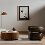 Gareth Swivel Chair Deacon Wolf Staged Image in Living Room