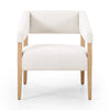 Four Hands Gary Club Chair Knoll Natural Front View