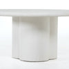 Grano Dining Table - Plaster Molded Concrete Clover-Shaped Base