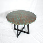 Graysill Copper Dining Table - Weathered Penny
