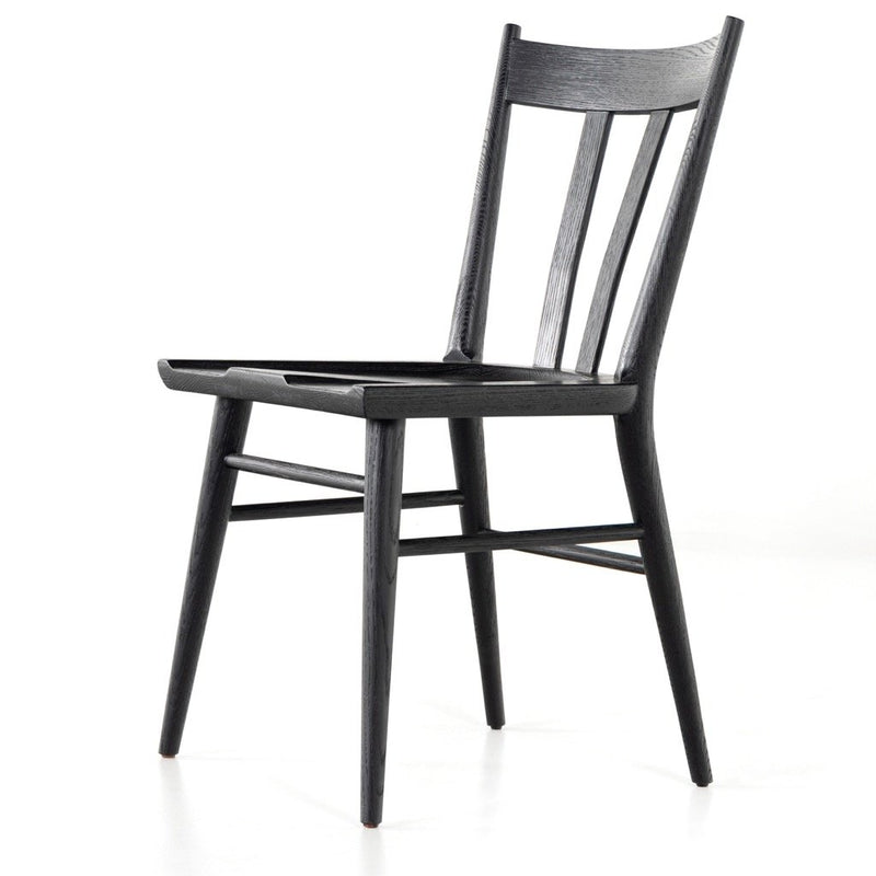 Gregory Dining Chair Black Oak