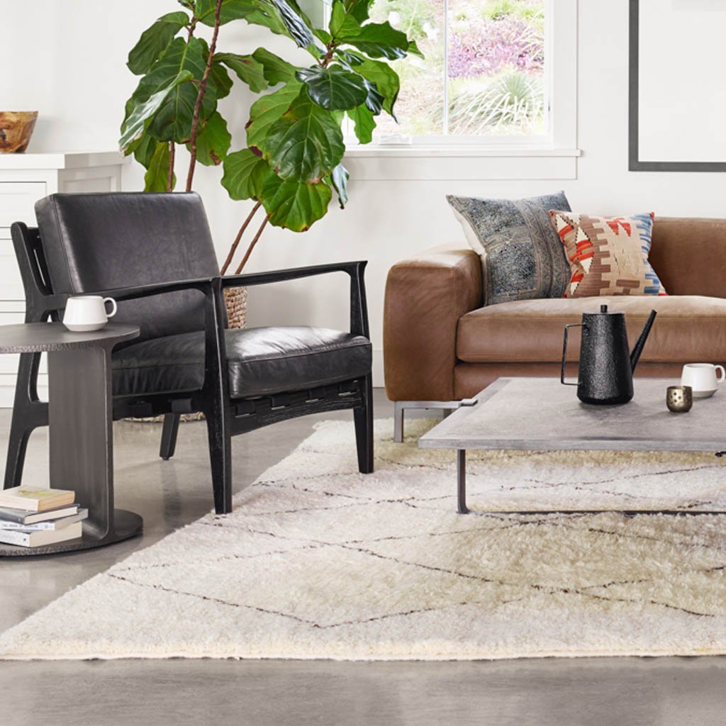 Griffon Minimalist Side Table Rustic Fossil Four Hands Artesanos