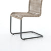 Grover Outdoor Dining Chair Gunmetal Iron Legs