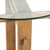 Hahn Bar Table - Thick-cut Glass Tabletop