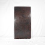 Front View of Copper Tabletop - Dark Brown Copper - Hammered Texture - Artesanos