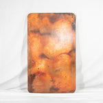 Hammered Copper Rectangle Tabletop in Natural w/ Spots Artesanos Design Collection