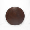 Round Copper tabletop Dark brown Copper