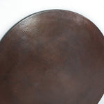 Hammered Copper Round tabletop Dark brown Copper