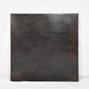 Front view of Square Copper Tabletop - Dark Copper Finish with Hammered Texture - Artesanos
