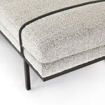 Harris Accent Bench - Knoll Domino Leather Strap Detail