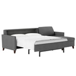 Harris Comfort Sleeper Sectional Sofa by American Leather Open