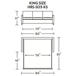 Harris King Size Sleeper Sofa