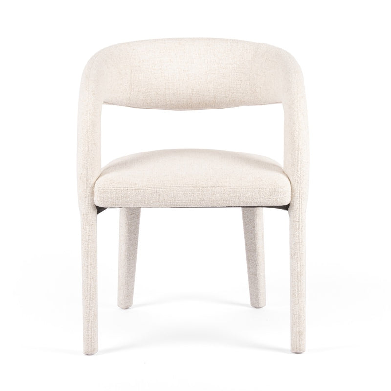 Hawkins Dining Chair Omari Natural view from front