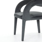 Four Hands Hawkins Dining Chair - Charcoal Velvet Leg