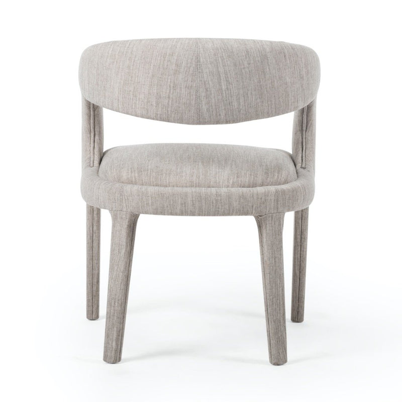 Hawkins Dining Chair - Savile Flannel back view