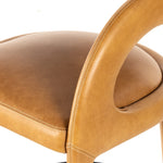 Hawkins Counter Stool in Sonoma Butterscotch Curved Arm Rest
