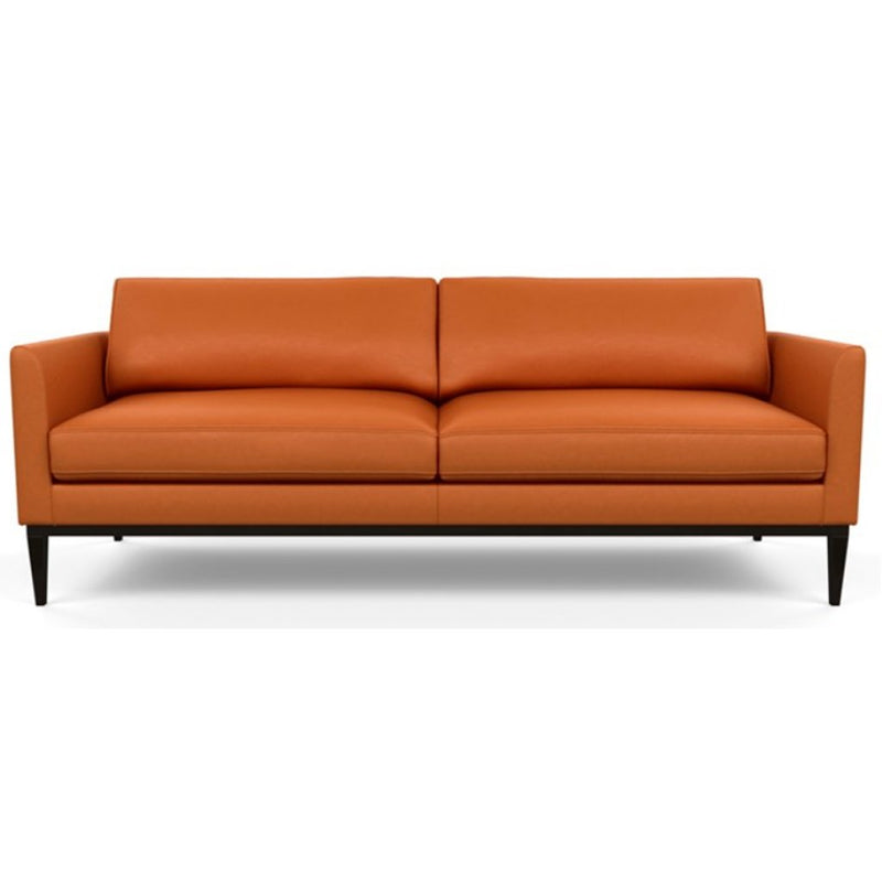 Henley Leather Sofa by American Leather Bali Marigold