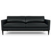 Henley Leather Sofa by American Leather Capri Onyx