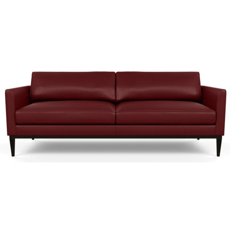 Henley Leather Sofa by American Leather Capri Poppy