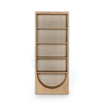 Higgs Bookcase - Honey Oak Veneer Front View