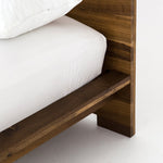 Contemporary Oak wood bed
