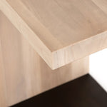 Hudson C Table Ashen Walnut Veneer Edge Detail 107552-004
